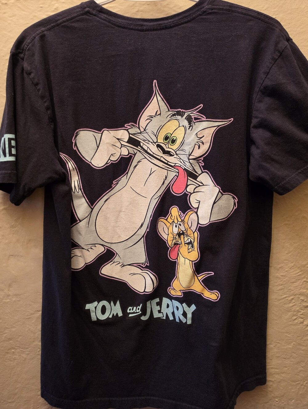 NEFF x Tom & Jerry Graphic T Shirt M Double Sided Warner Bros Cartoon Tee